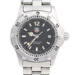 Tag Heuer Black Stainless Steel Professional WK1310 Women's Wristwatch 29 Mm For Women 11 Tag Heuer Black Stainless Steel Professional WK1310 Women's Wristwatch 29 Mm For Women -Tag Heuer Sales Shop luxury women tag heuer used watches p557382 005
