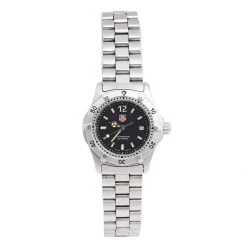 Tag Heuer Black Stainless Steel Professional WK1310 Women's Wristwatch 29 Mm For Women