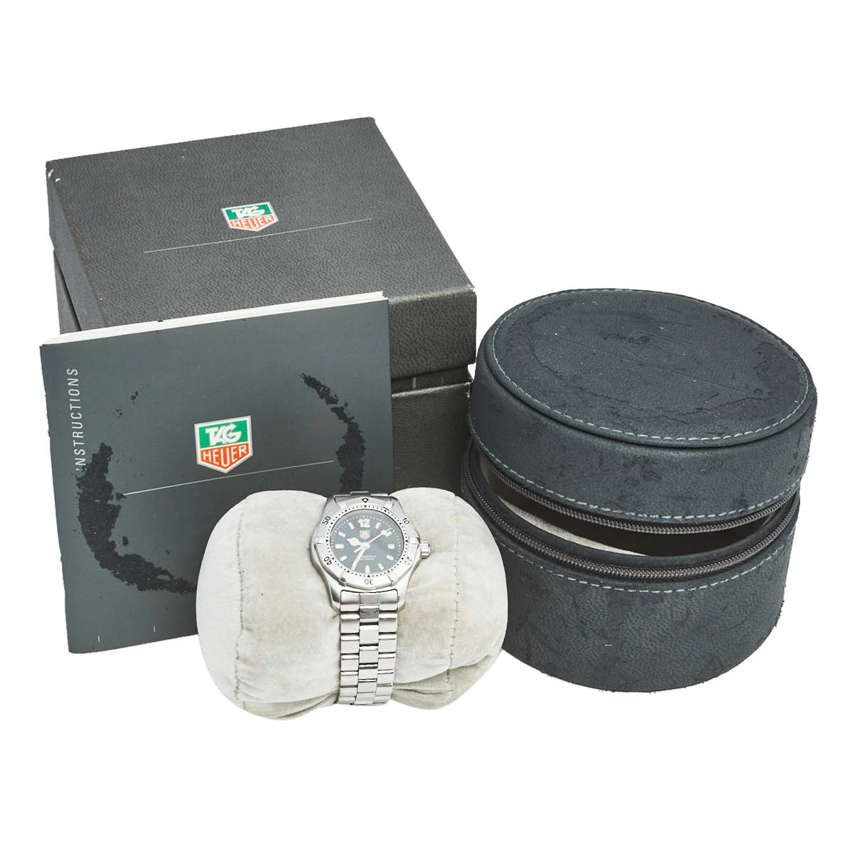 Tag Heuer Black Stainless Steel Professional WK1310 Women's Wristwatch 29 Mm For Women 9 Tag Heuer Black Stainless Steel Professional WK1310 Women's Wristwatch 29 Mm For Women - Image 9