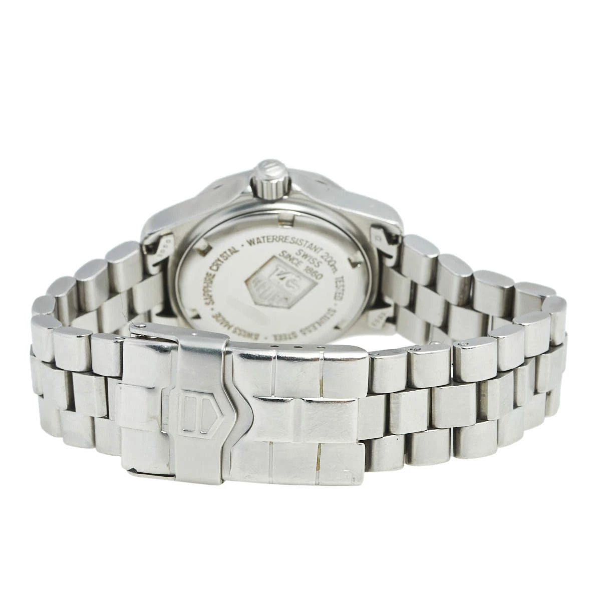 Tag Heuer Black Stainless Steel Professional WK1310 Women's Wristwatch 29 Mm For Women 5 Tag Heuer Black Stainless Steel Professional WK1310 Women's Wristwatch 29 Mm For Women - Image 5