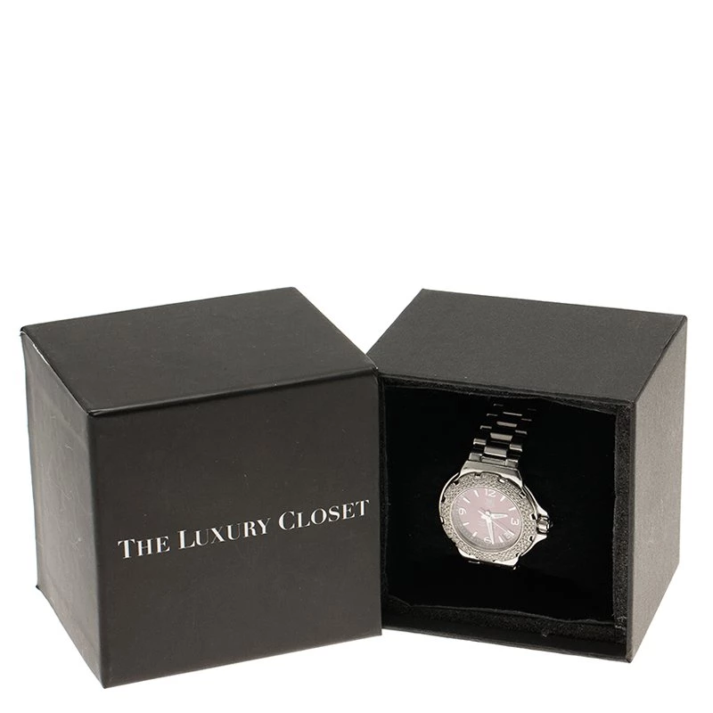 Tag Heuer Purple Stainless Steel Diamonds Formula One Women's Wristwatch 37MM For Women 6 Tag Heuer Purple Stainless Steel Diamonds Formula One Women's Wristwatch 37MM For Women - Image 6