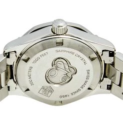 Tag Heuer Mother Of Pearl Diamond Stainless Steel Aquaracer WAF1416 Women's Wristwatch 27 Mm For Women 12 Tag Heuer Mother Of Pearl Diamond Stainless Steel Aquaracer WAF1416 Women's Wristwatch 27 Mm For Women -Tag Heuer Sales Shop luxury women tag heuer used watches p583682 002