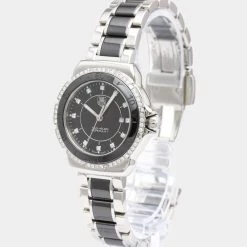 Tag Heuer Black Diamonds Stainless Steel And Ceramic Formula 1 Quartz WAH131 Women's Wristwatch 31 MM For Women