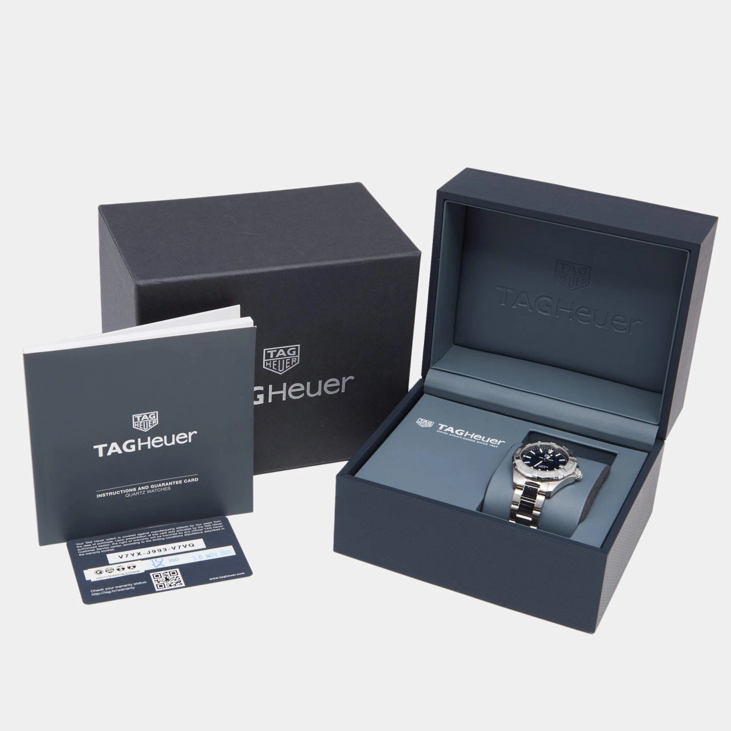 Tag Heuer Blue Stainless Steel Aquaracer WBD1312 Women's Wristwatch 32 Mm For Women 11 Tag Heuer Blue Stainless Steel Aquaracer WBD1312 Women's Wristwatch 32 Mm For Women - Image 11