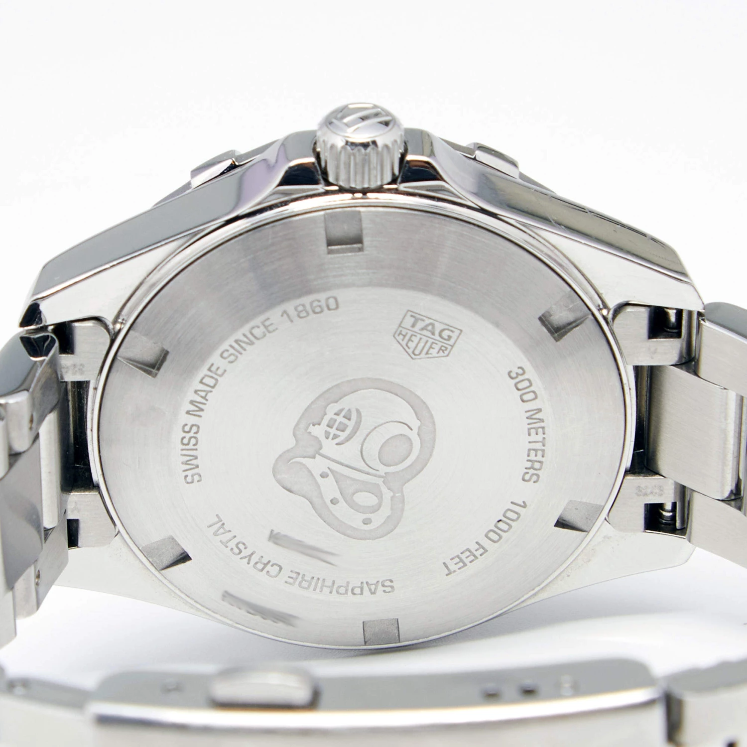 Tag Heuer Blue Stainless Steel Aquaracer WBD1312 Women's Wristwatch 32 Mm For Women 4 Tag Heuer Blue Stainless Steel Aquaracer WBD1312 Women's Wristwatch 32 Mm For Women - Image 4