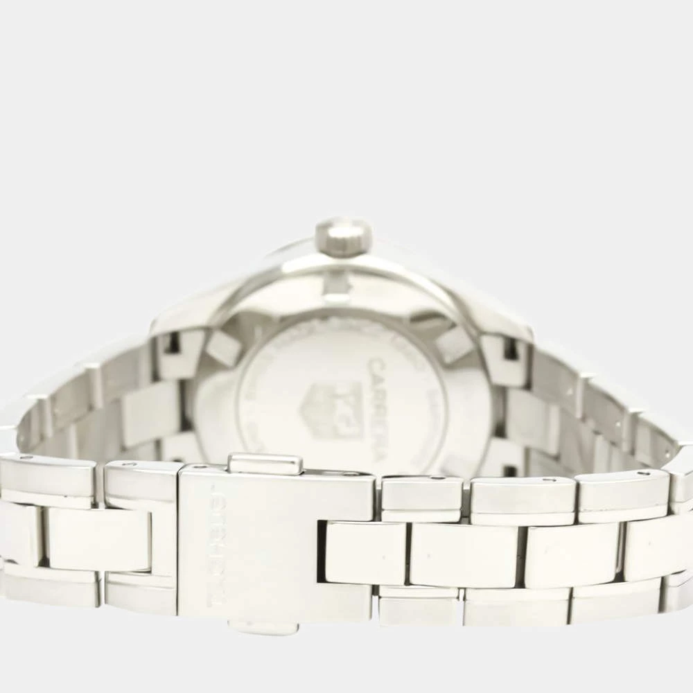 Tag Heuer Black Stainless Steel Carrera Quartz WV1414 Women's Wristwatch 27 Mm For Women 4 Tag Heuer Black Stainless Steel Carrera Quartz WV1414 Women's Wristwatch 27 Mm For Women - Image 4