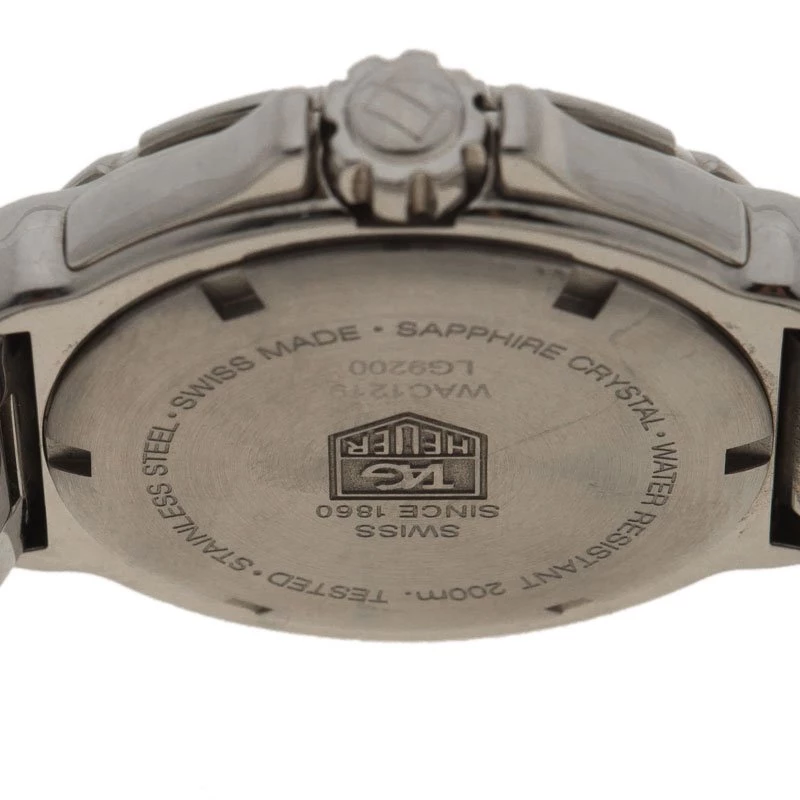 Tag Heuer Burgundy Stainless Steel Diamond Formula 1 WAC1219 Women's Wristwatch 35MM For Women 4 Tag Heuer Burgundy Stainless Steel Diamond Formula 1 WAC1219 Women's Wristwatch 35MM For Women - Image 4